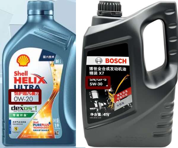 机油0W-20，0W-30，0W-40，5W-30，5W-40是什么意思？